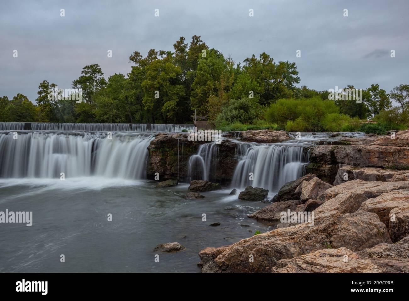 Grand Falls waterfall is the largest continuously flowing natural