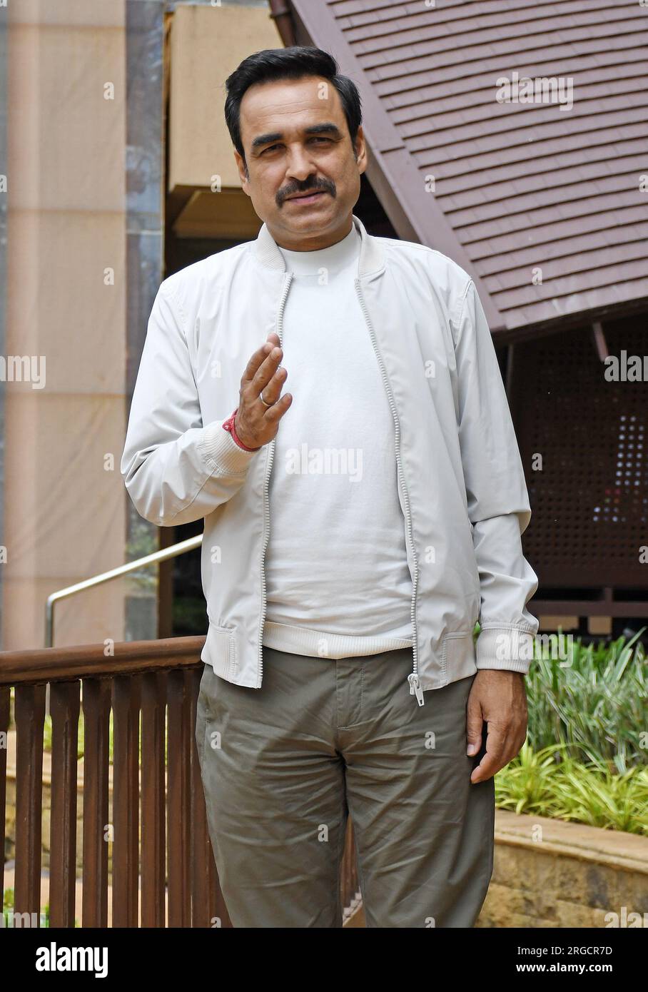 Mumbai, India. 14th Apr, 2023. Bollywood actor Mithun Chakraborty seen  during the curtain raiser event of his upcoming film 'Bad Boy' in Mumbai.  The film will be released in theaters on 28th