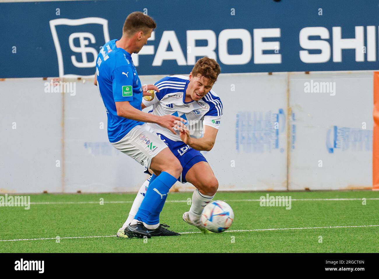 Tórshavn, Færøyene 20230808. Emil Breivik under