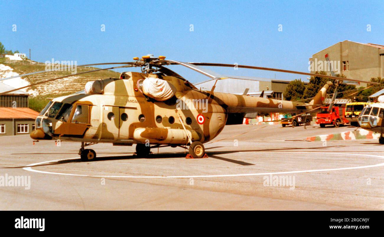 Türk Jandarma Teskilati Mi 17 1V (Türk Jandarma Teskilati Turkish Gendarmerie Stock Photo