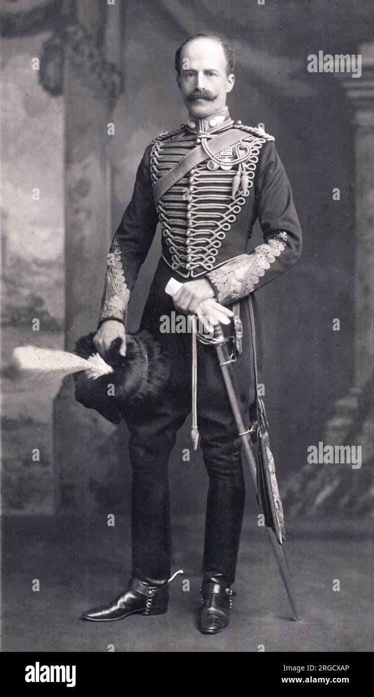 Colonel P H Enthoven, Royal Horse Artillery, Boer War Stock Photo