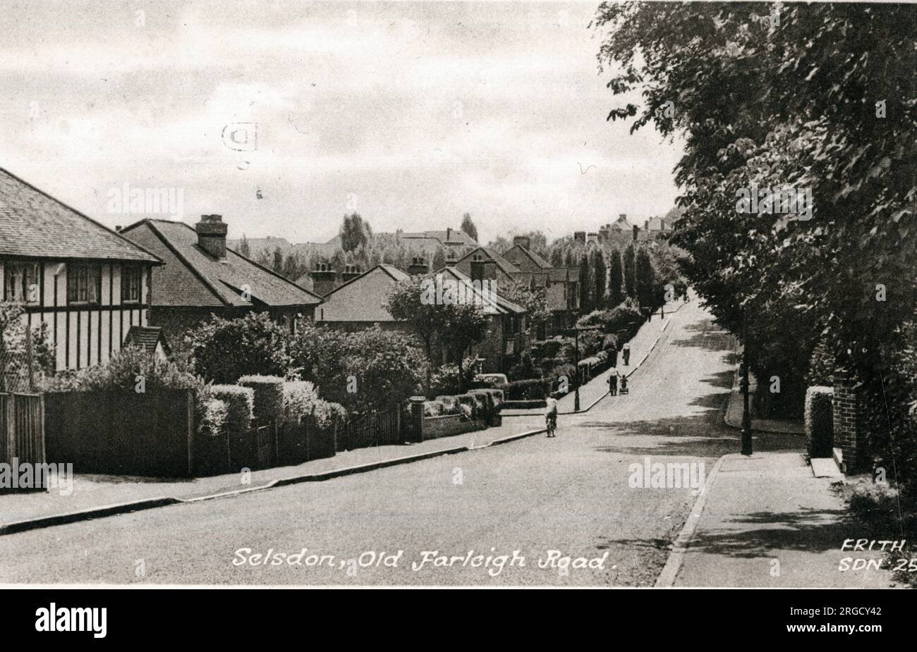 Old Farleigh Road, Selsdon, South Croydon Stock Photo Alamy
