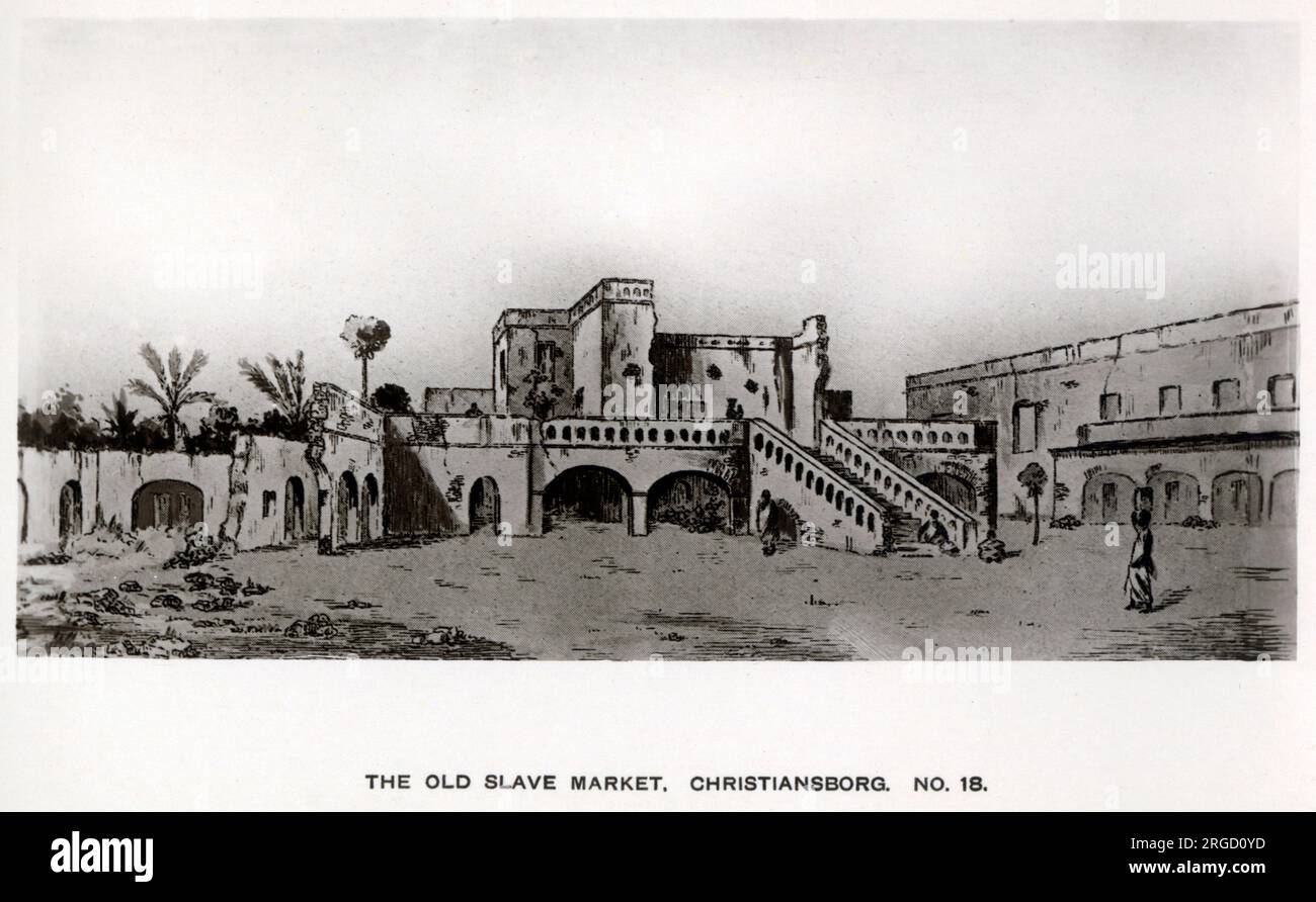 Ghana, West Africa The Old Slave Market, Osu Castle