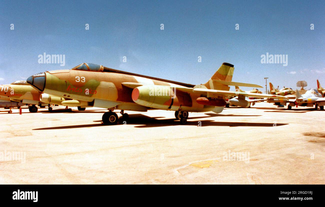 Sud-Ouest Vautour IIBR 33 (msn 95), at the Israeli Air Force Museum ...