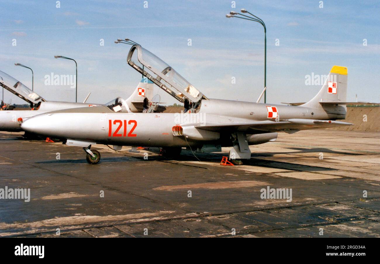 Polish Air Force - PZL-Mielec TS-11 Iskra bis D 1212 (msn 3H1212). Stock Photo