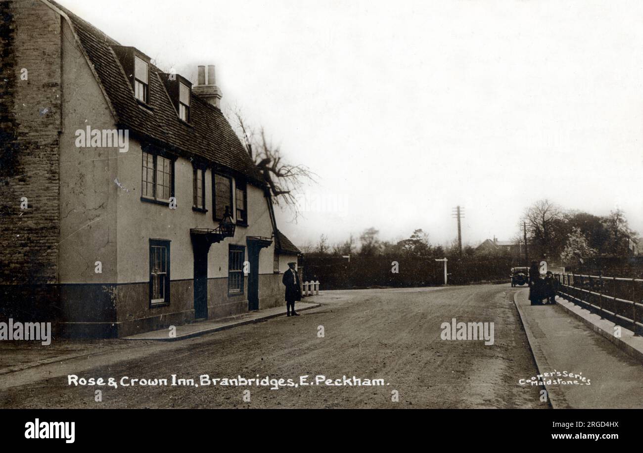 Rose & Crown Inn Branbridges, East Peckham, Kent Stock Photo Alamy