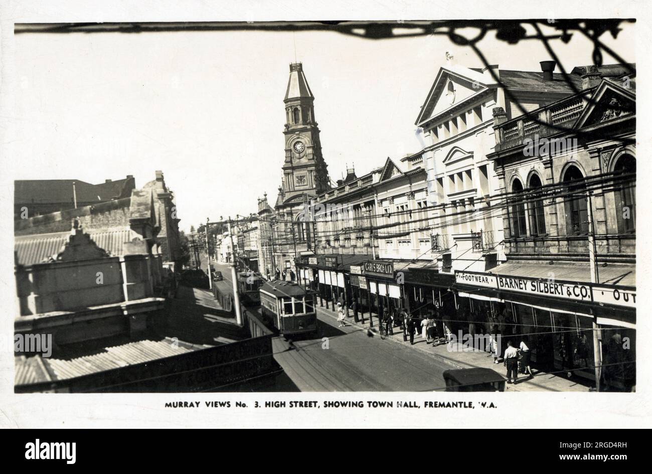 High Street, showing Town Hall, Fremantle, Australia Stock Photo Alamy