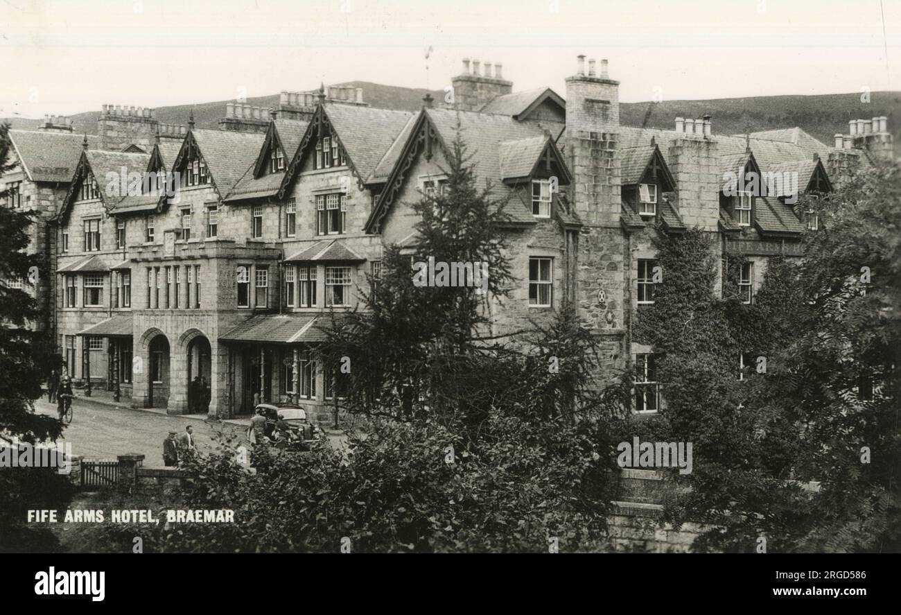 Fife Arms Hotel, Braemar, Scotland Stock Photo Alamy