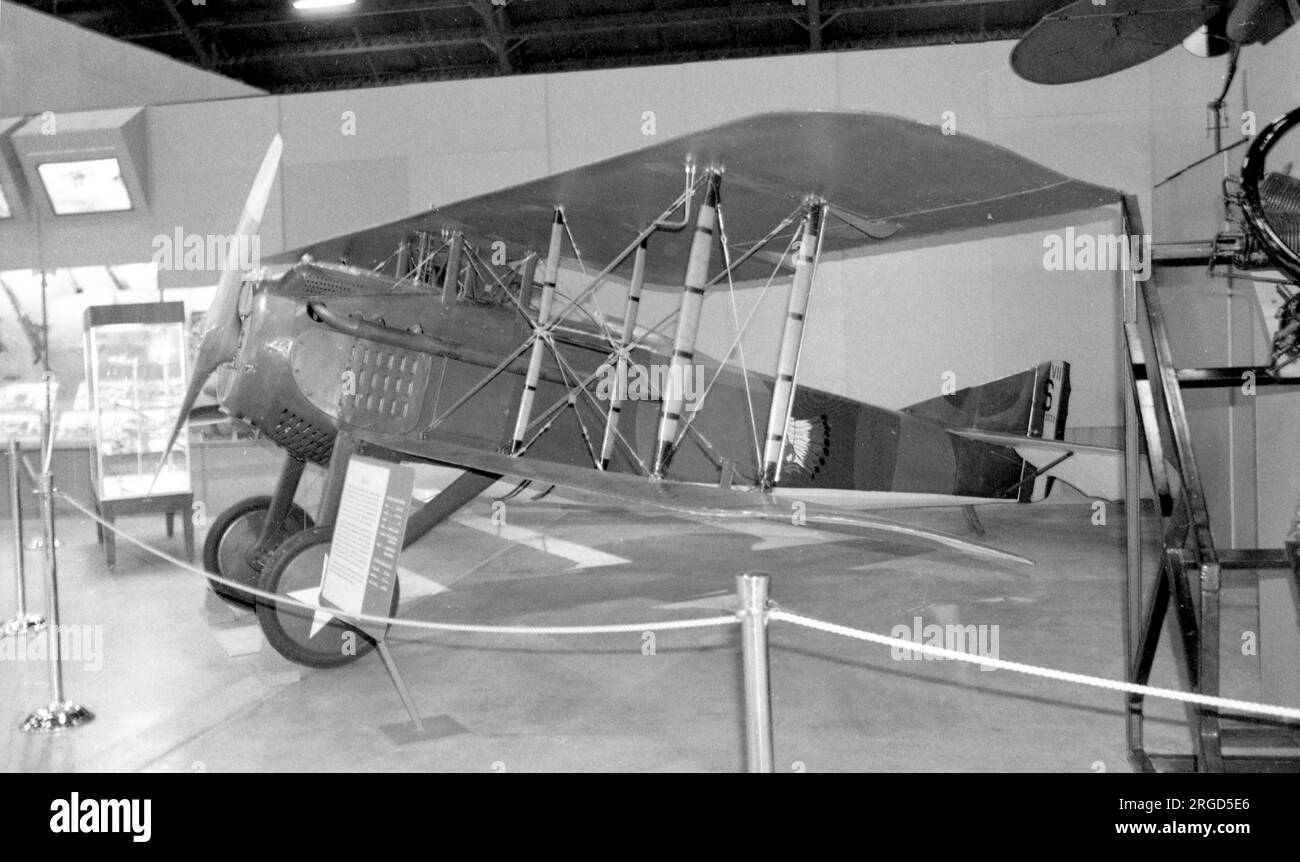 SPAD S.VII on display at the USAF Museum, Wright-Patterson Air base. Stock Photo