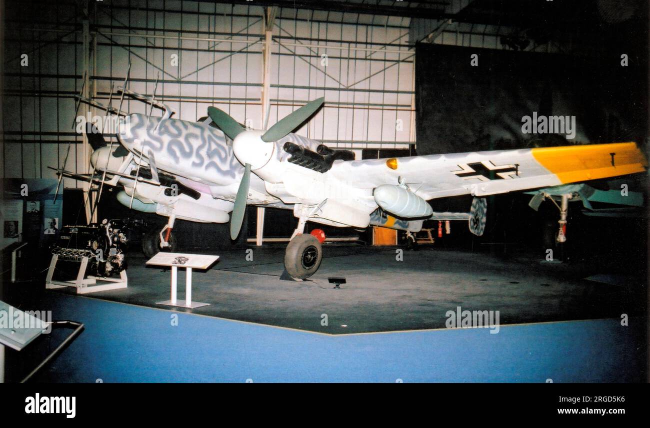 Messerschmitt Bf 110G-4/R-6 8479M (msn 730301), at the Royal Air Force Museum, Hendon. Stock Photo