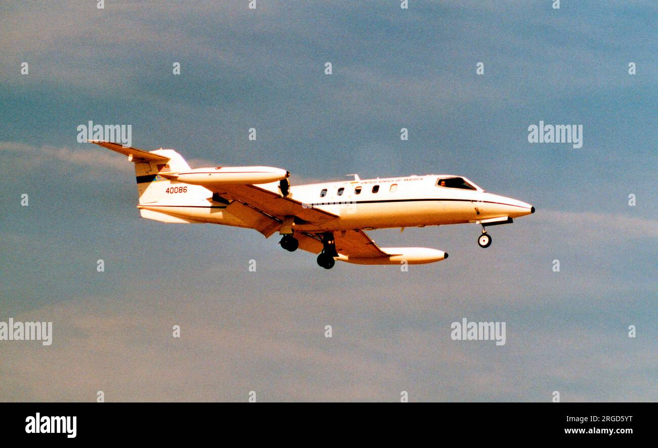 United States Air Force Gates Learjet C21A 840086 (msn 35A532), of HQ Stock Photo