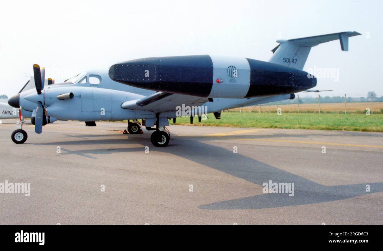 United States Army - Beech RC-12K Guardrail 85-0147 (msn FE-1, A200CT) Stock Photo