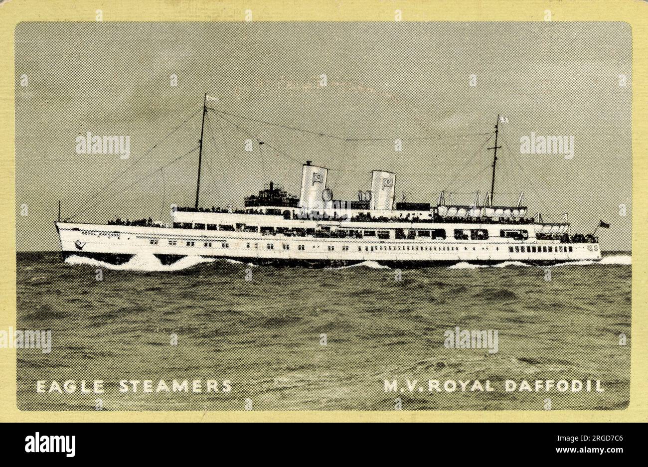 M.V Royal Daffodil Eagle Steamer, WW2 service including Operation Dynamo, Dunkirk evacuation Stock Photo