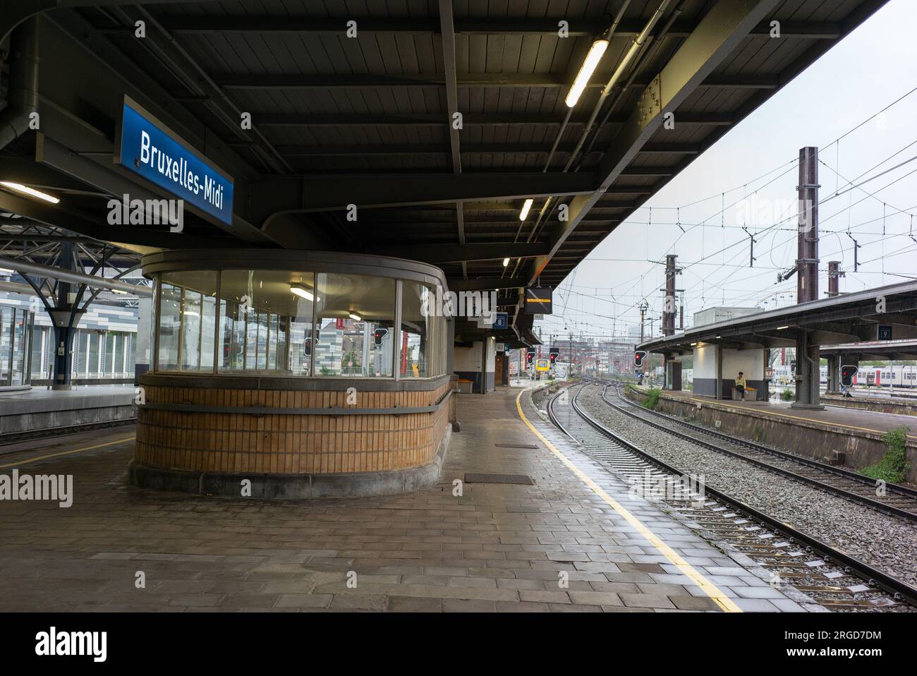 view of the Brussels Zuid-Midi station (Bruxelles-Midi  Brussel-Zu...