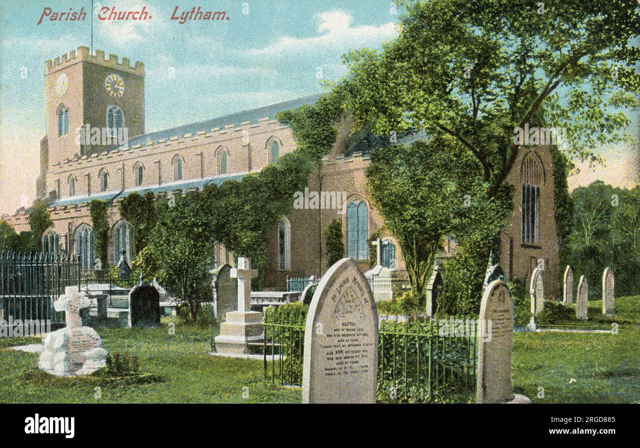 St Cuthbert's Parish Church, Lytham, Lancashire Stock Photo