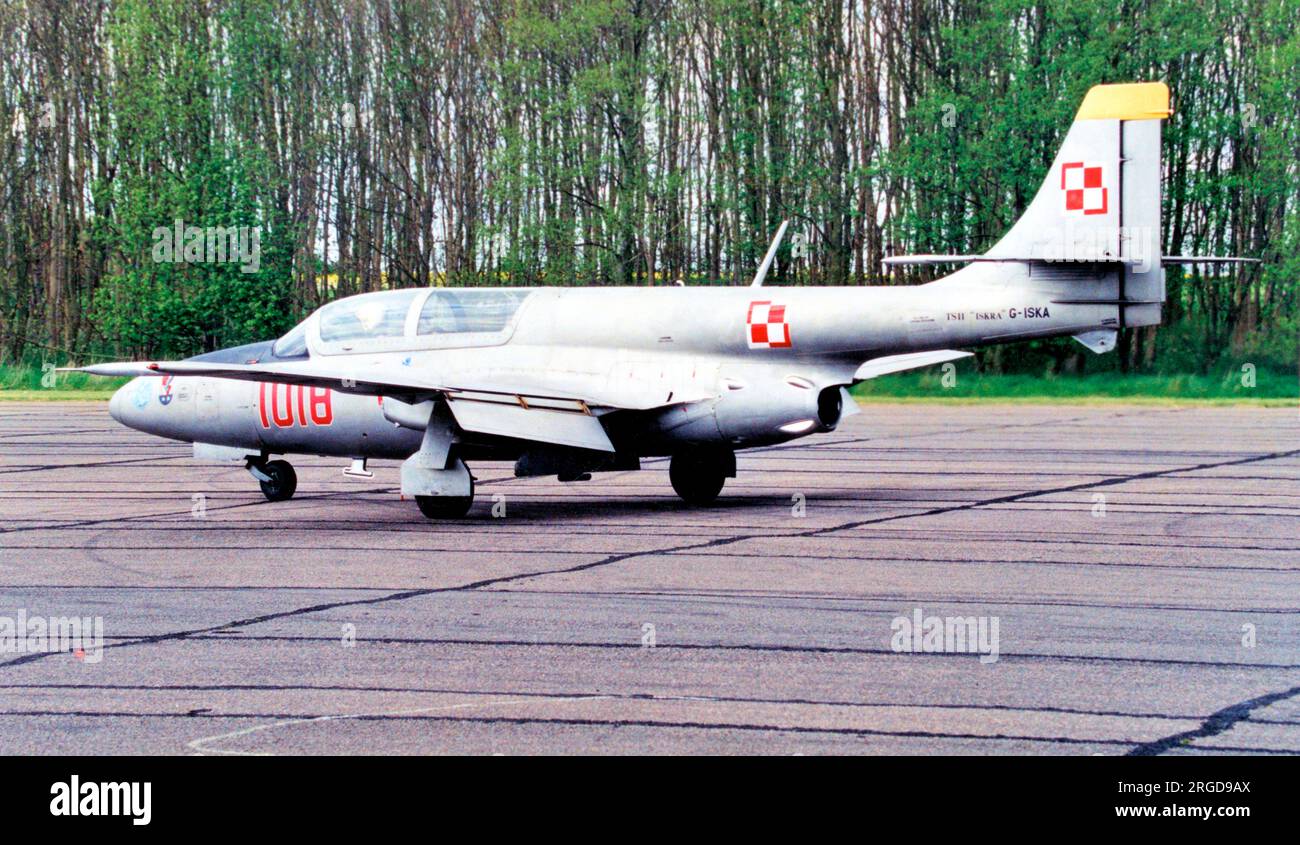 Polish Air Force - PZL-Mielec TS-11 Iskra G-ISKA / 1018 (msn 1H1018). Stock Photo