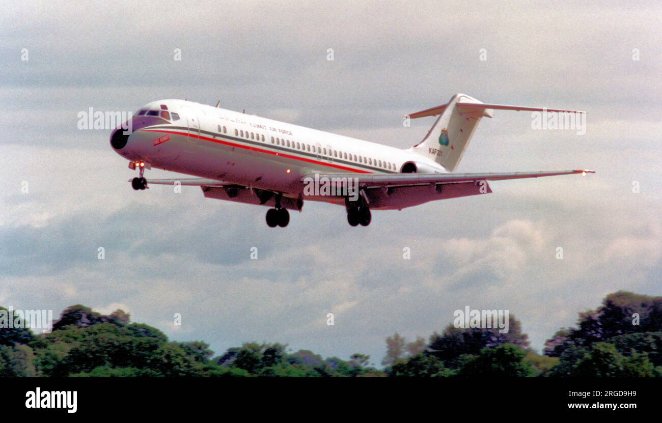 Kuwait Air Force - McDonnell Douglas DC-9-32F KAF 321 (msn 47690) Stock Photo