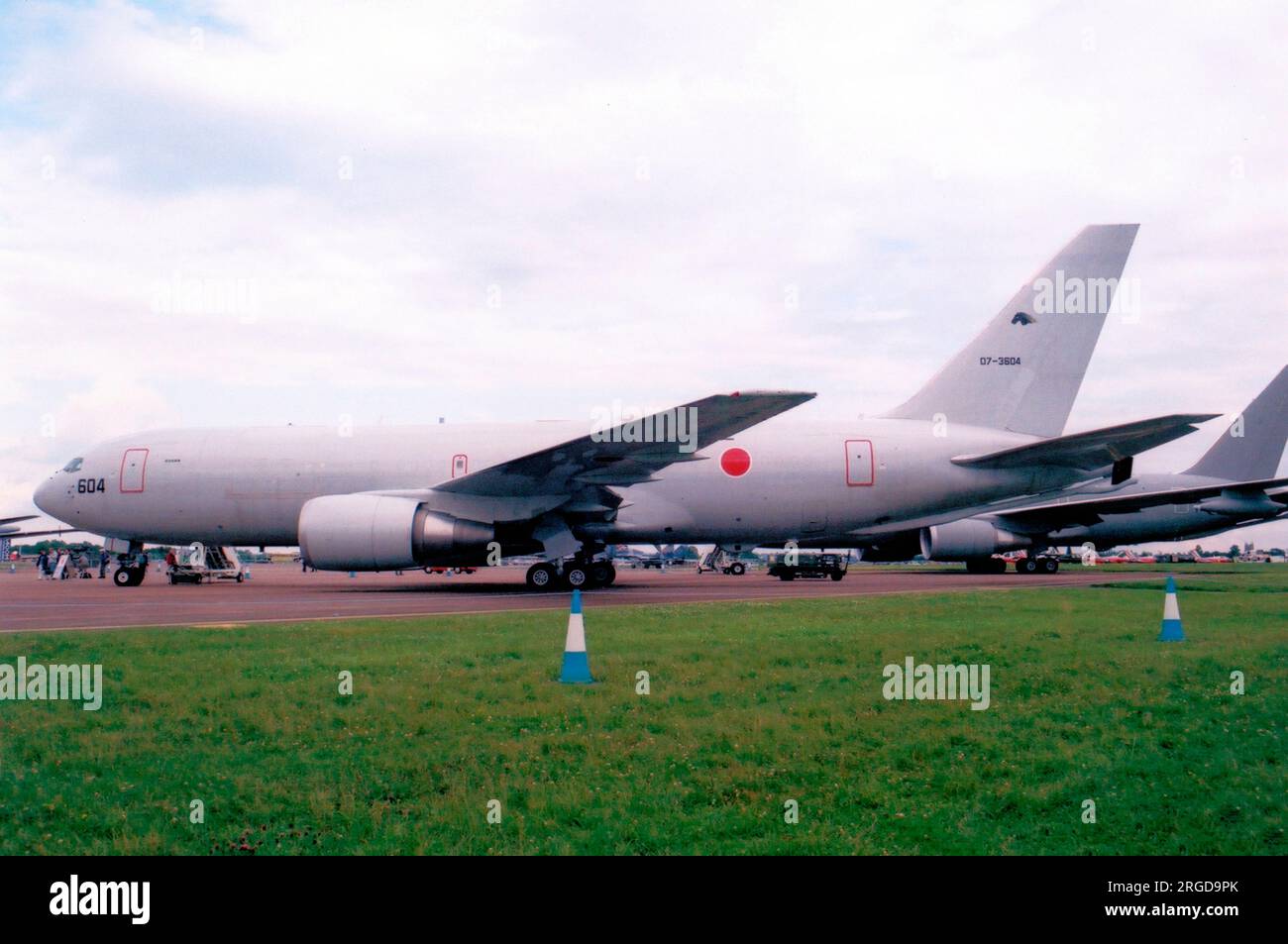 Japanese Air Self Defence Force - Boeing KC-767J 07-3604 (msn 35498) of 404 Hikotai, at RAF Fairford for the Royal International Air Tattoo on 5 July 2012. Stock Photo
