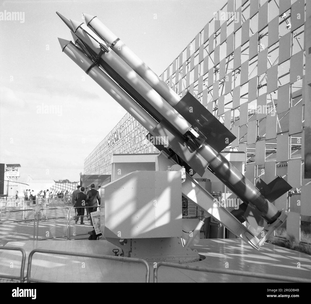 Armstrong Whitworth Sea Slug, surface-to-air missile at the SBAC