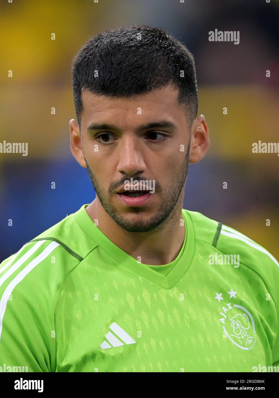 DORTMUND - Ajax goalkeeper Geronimo Rulli during the friendly match ...