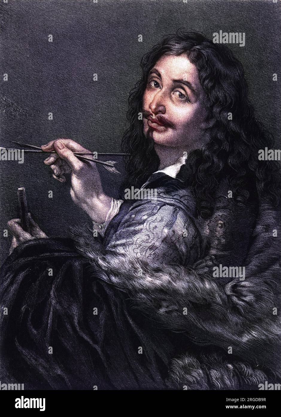 SALVATOR ROSA Italian artist, architect and actor Stock Photo