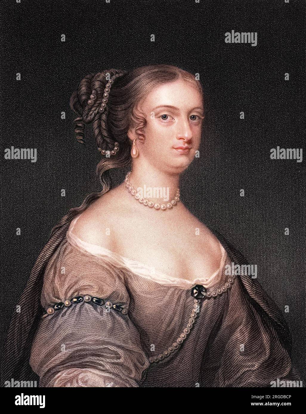RACHEL lady RUSSELL (nee Wriothesley) wife of William, baron Russell Stock Photo