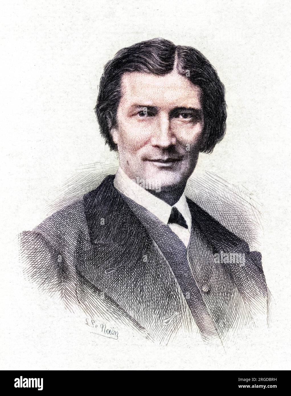 Victorien Sardou (1831 - 1908), French playwright. Stock Photo
