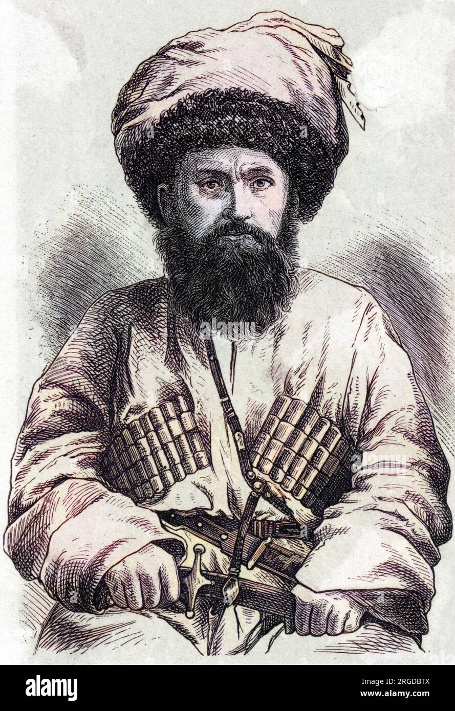 SCHAMYL (1797 - 1871), Caucasian rebel against Russian domination Stock ...