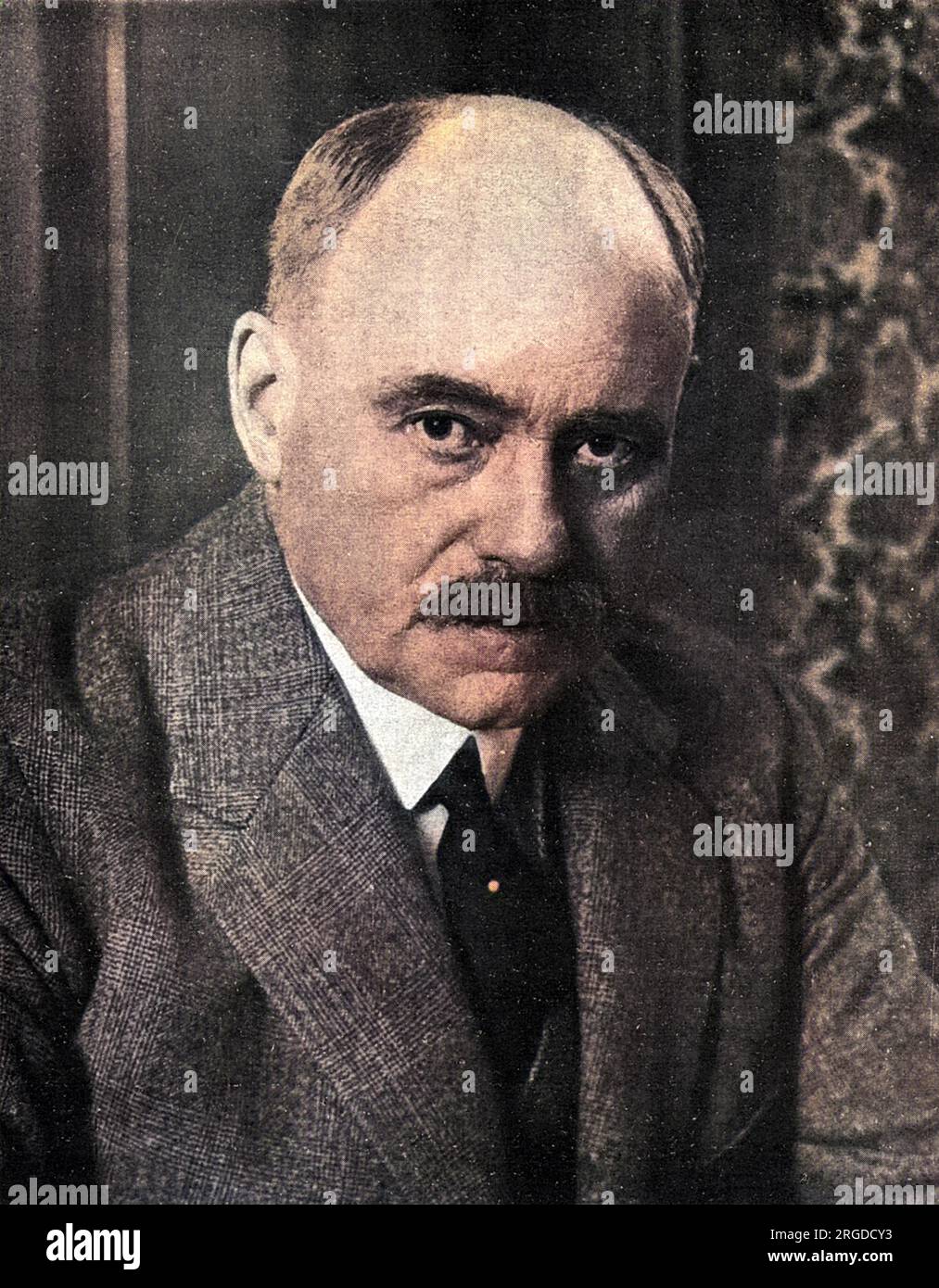 HERMANN SUDERMANN (1857 - 1928), German writer, photographed for the last time, when he'd lost most of his hair and his moustache... Stock Photo
