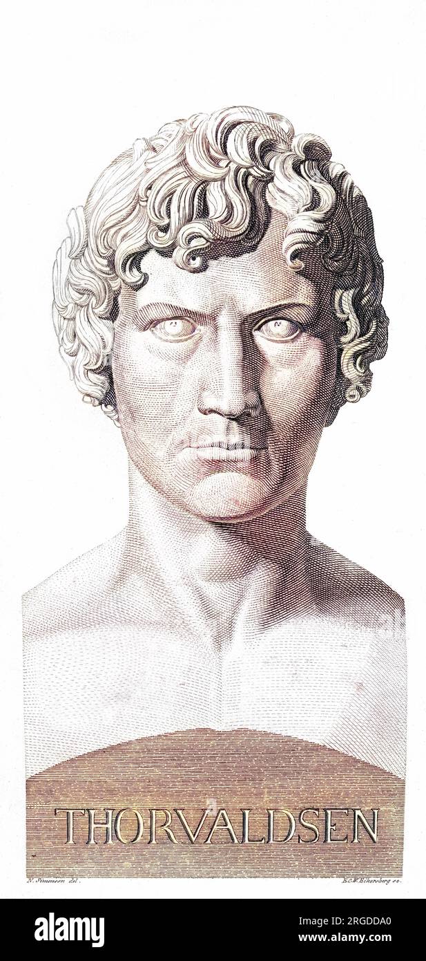 BERTEL THORVALDSEN Danish sculptor Stock Photo Alamy