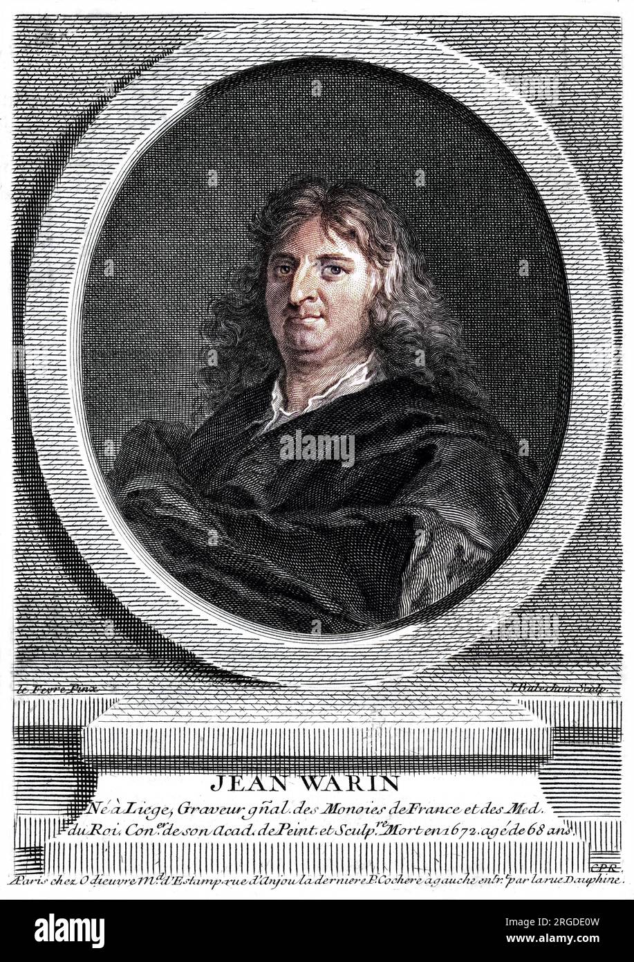 JEAN WARIN Flemish sculptor and engraver from Liege Stock Photo - Alamy