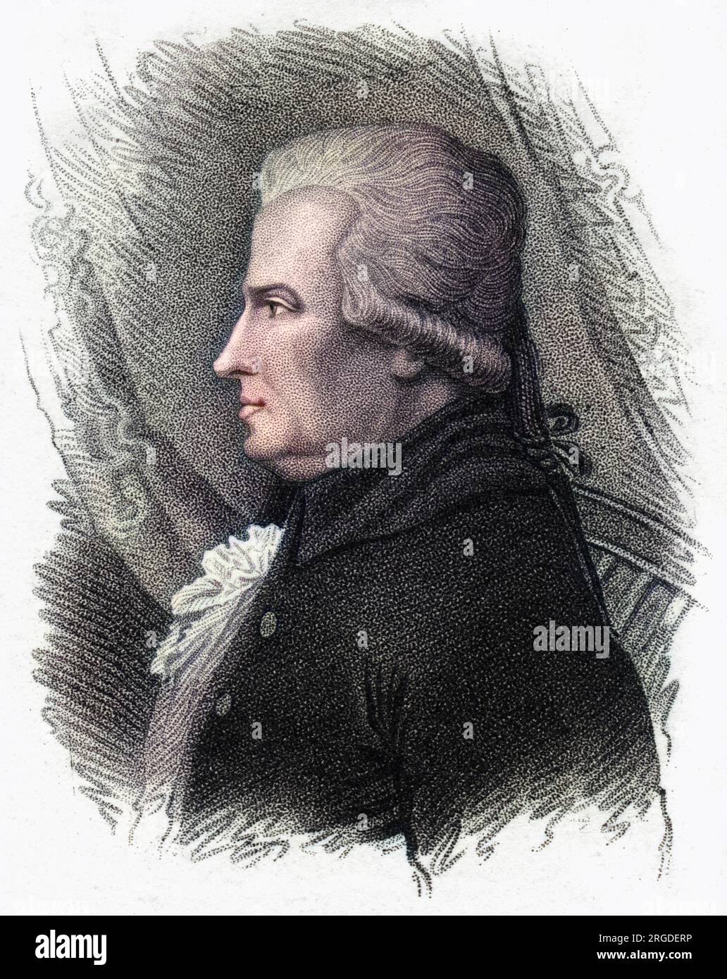 JOHANN ZIMMERMANN Swiss physician and philosopher Stock Photo Alamy