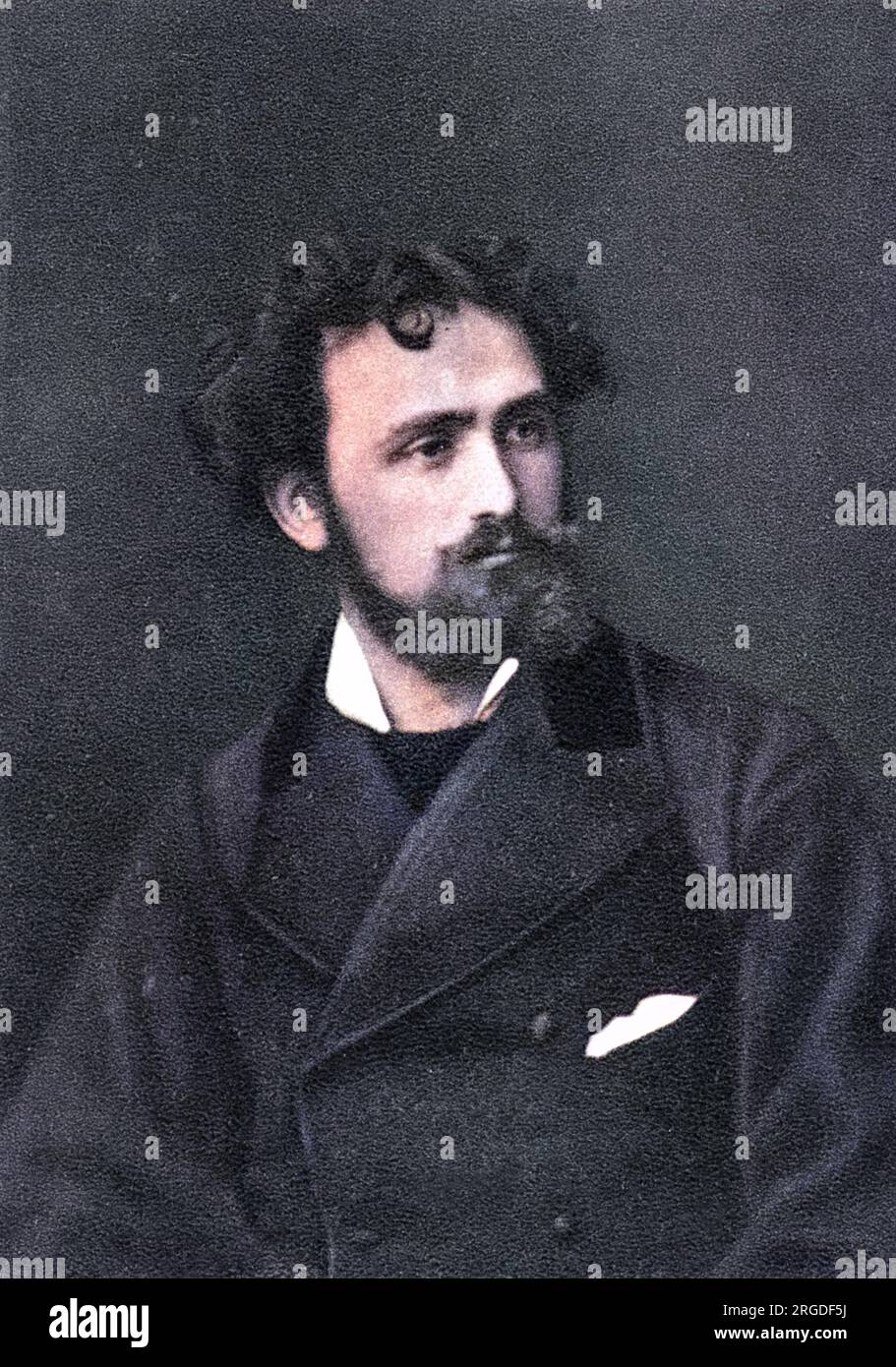FERDINAND VICTOR EUGENE DELACROIX 1798 1863 French artist photographed in 1854 Stock Photo Alamy