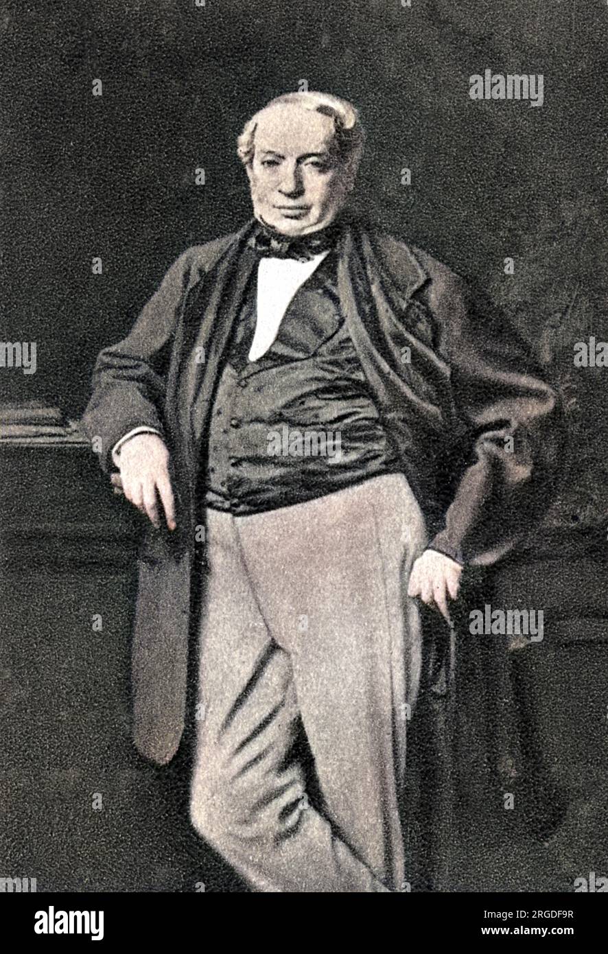 Baron JAMES DE ROTHSCHILD son of Mayer R., founder of the French branch of the banking family, photographed in 1867. Stock Photo