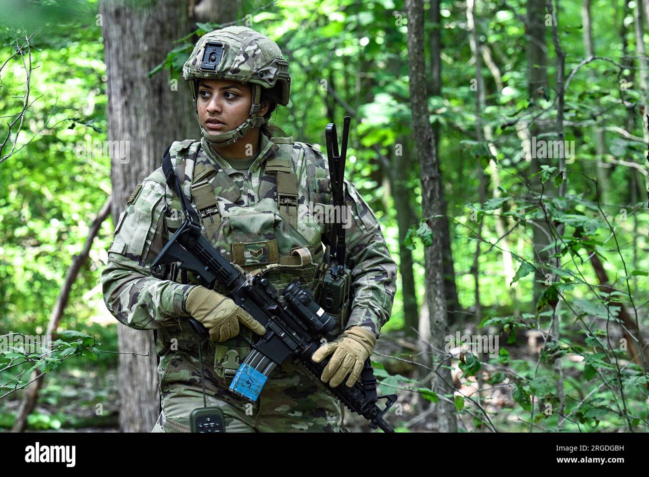 Ohio, USA. 25th July, 2023. Senior Airman Manjinder Kaur, a 910th ...