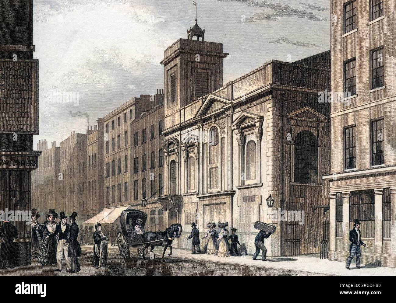 St Mildred's church, Poultry Stock Photo Alamy