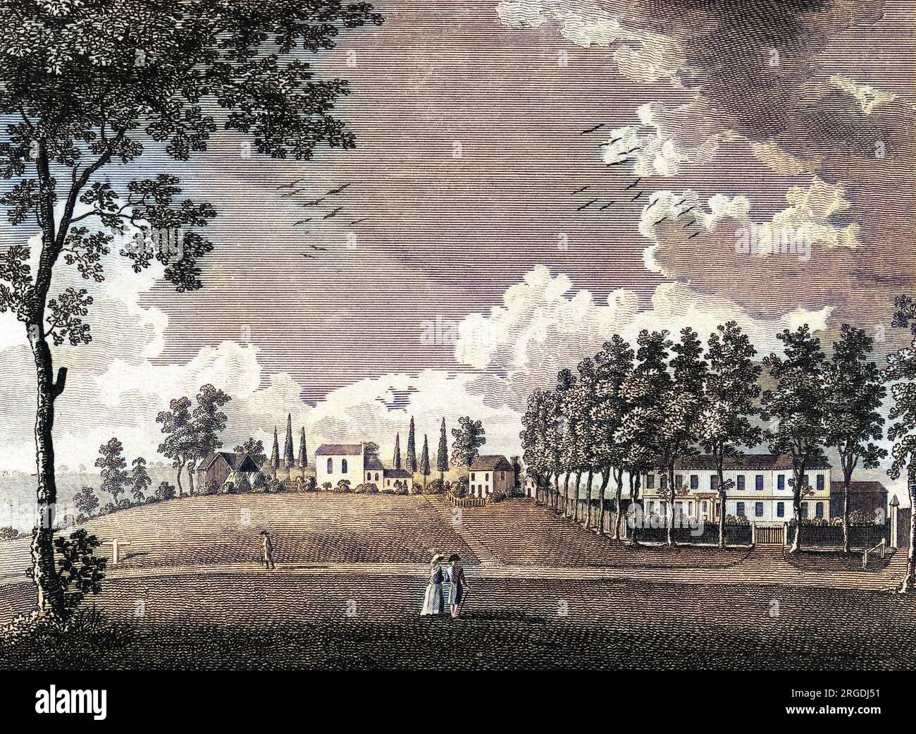 Englefield House, Berkshire, the seat of James Knowles esquire Stock ...