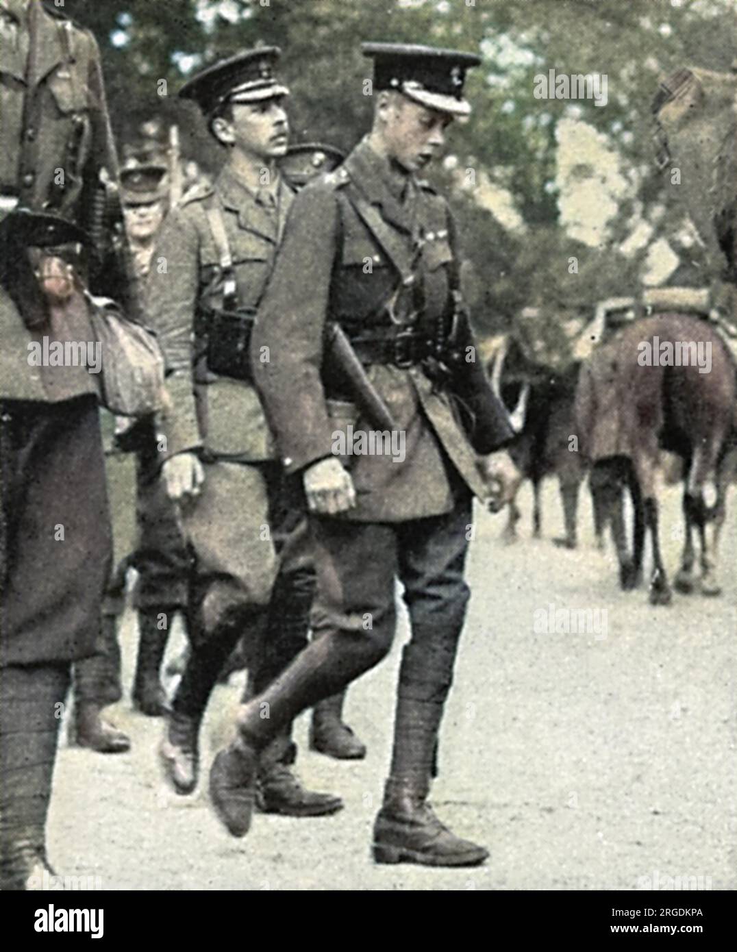 Edward, Prince of Wales, in his uniform as a Second Lieutenant of the
