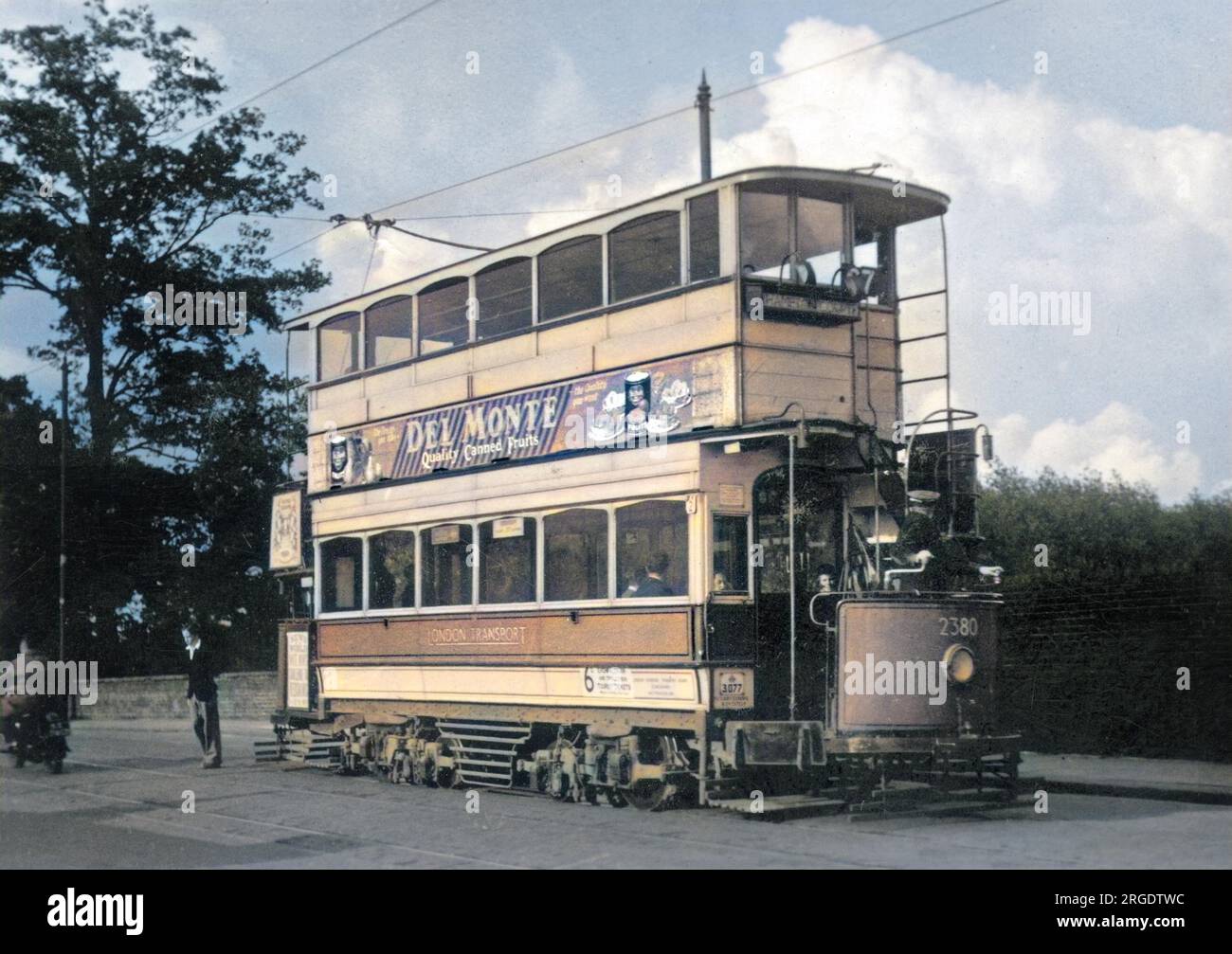 Historical electric trolley bus hi-res stock photography and images - Alamy