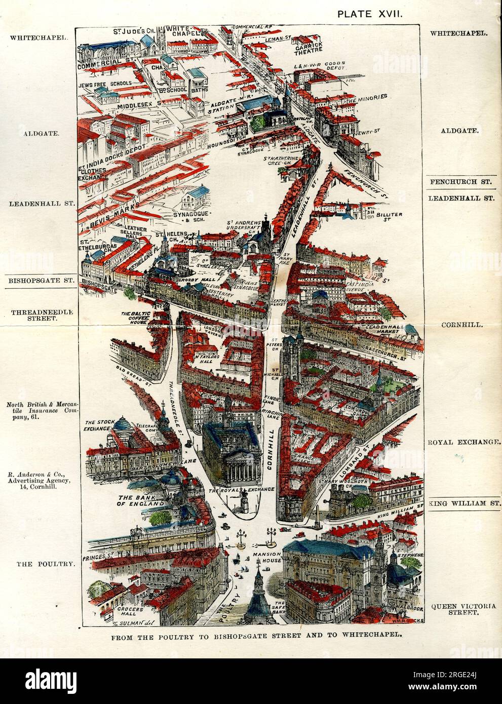 Whitechapel london map hi-res stock photography and images - Alamy