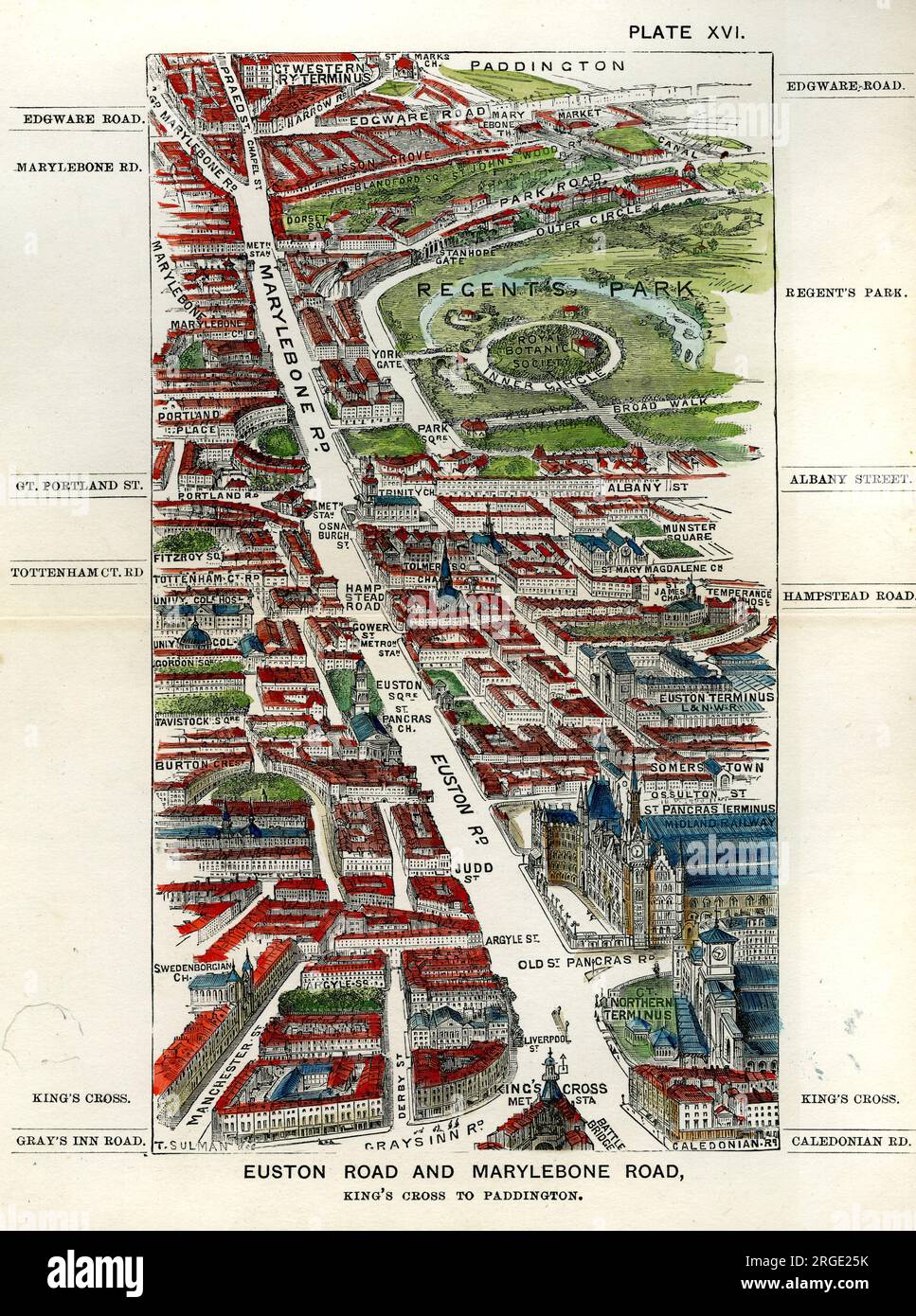 Walks of London Euston Road and Marylebone Road, Kings Cross To