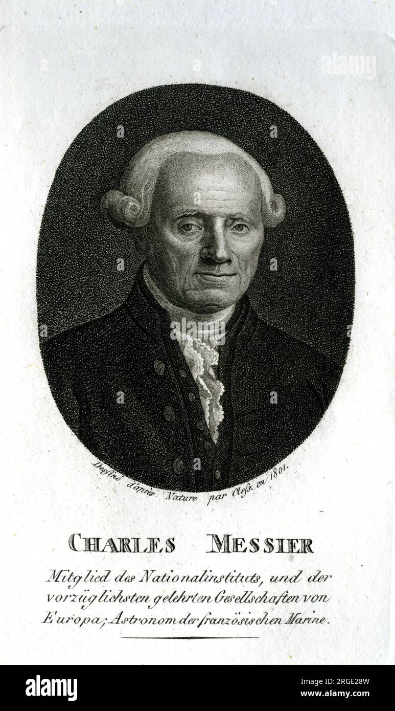 Charles Messier - Astronomer Stock Photo
