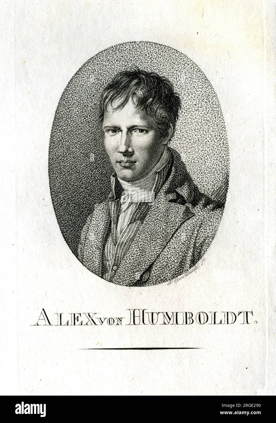 Alex Von Humboldt - Philosopher and Traveller Stock Photo
