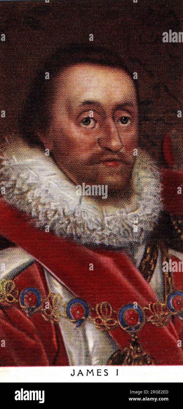 King James I Stock Photo Alamy