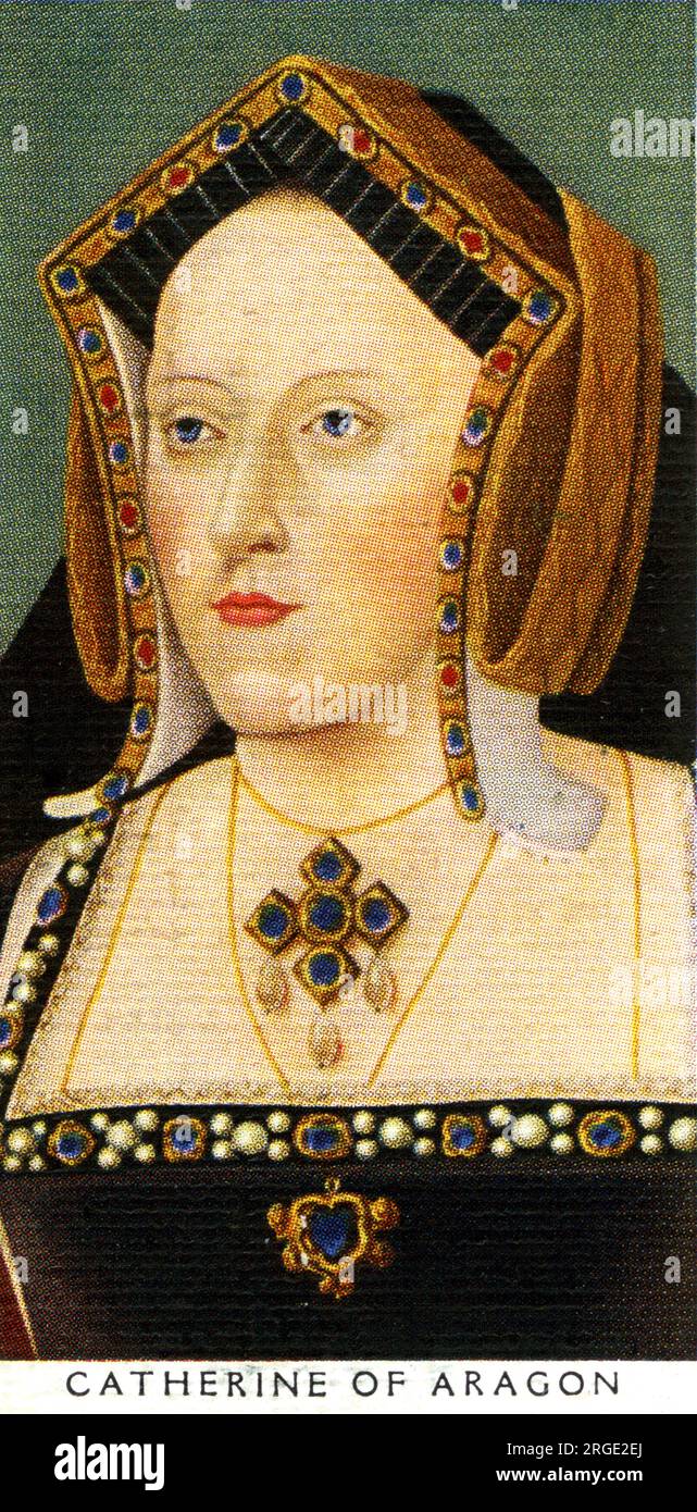 Catherine of Aragon (Wife of Henry Viii) Stock Photo