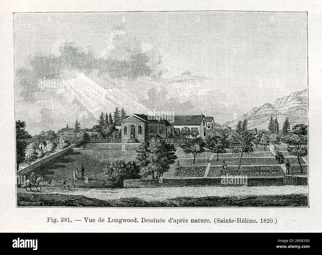 Napoleon's Exile On St Helena, Longwood House Stock Photo Alamy