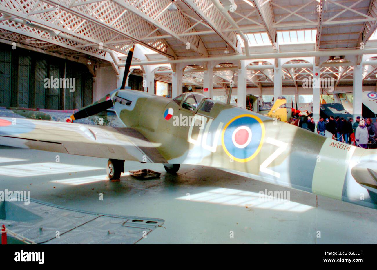 Supermarine Spitfire Mk Vc G-BUWA Stock Photo