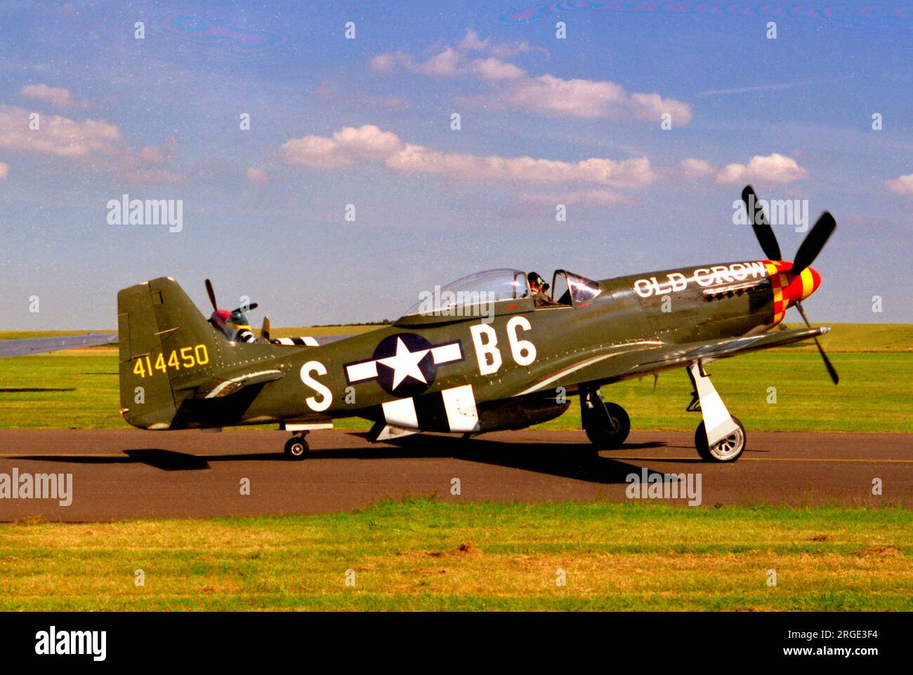 North American P-51D-10-NA Mustang 44-14450 / 'Old Crow' (msn 122-28083) Stock Photo