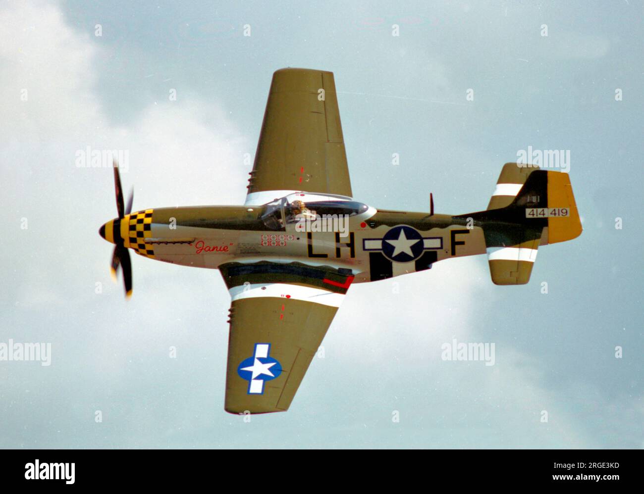 North American P-51D Mustang G-MSTG 'Janie' (msn 122-48271) Stock Photo