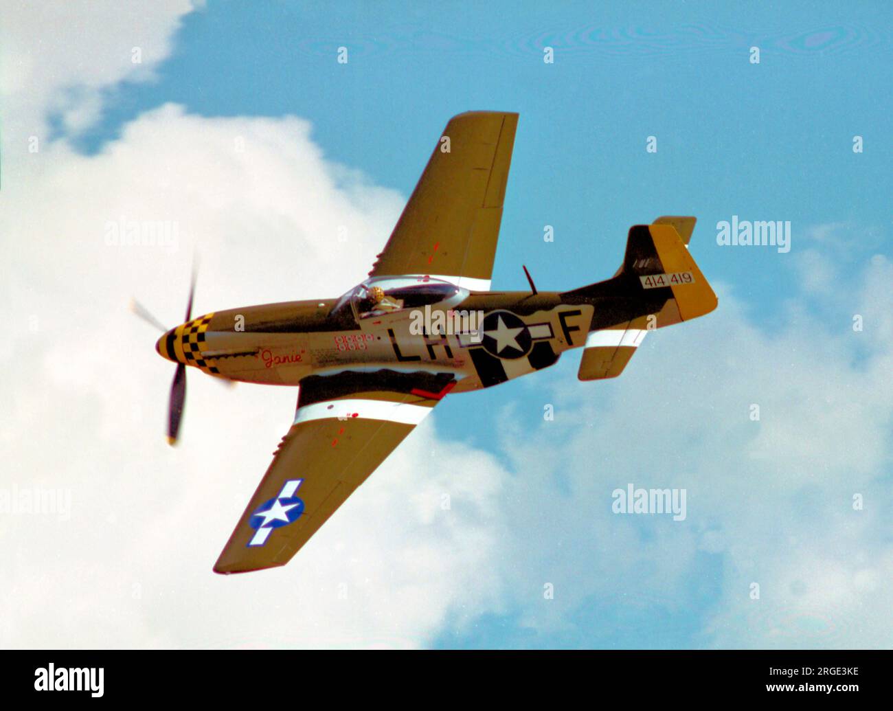 North American P-51D Mustang G-MSTG 'Janie' (msn 122-48271) Stock Photo
